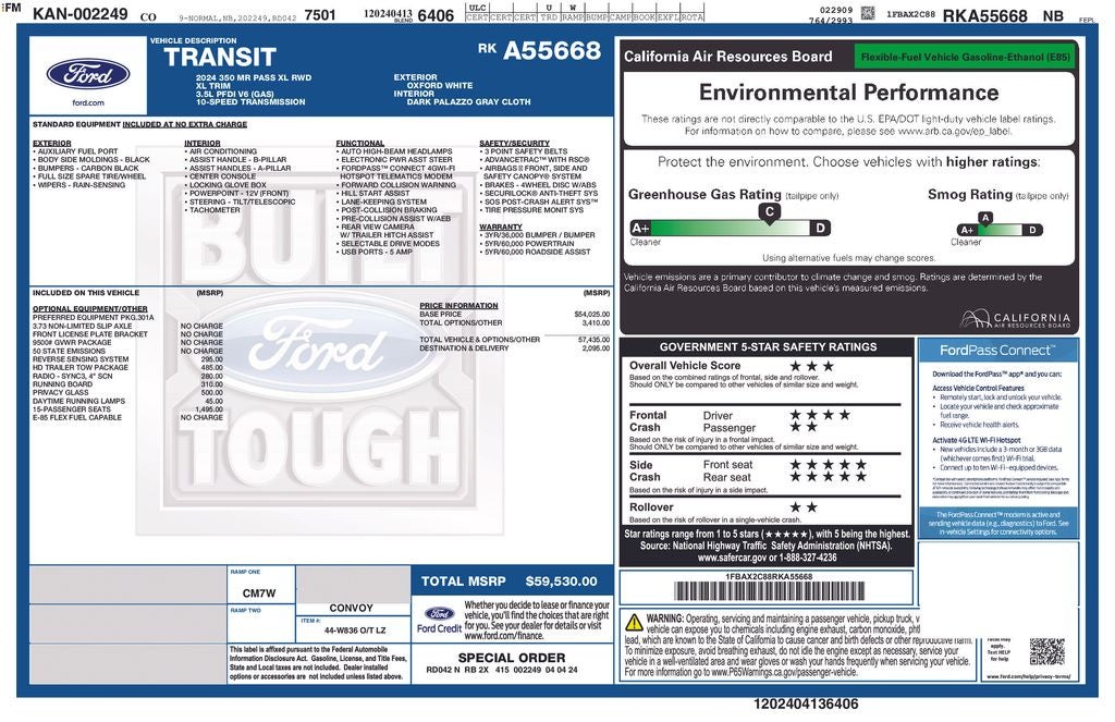2024 Ford Transit-350 XL