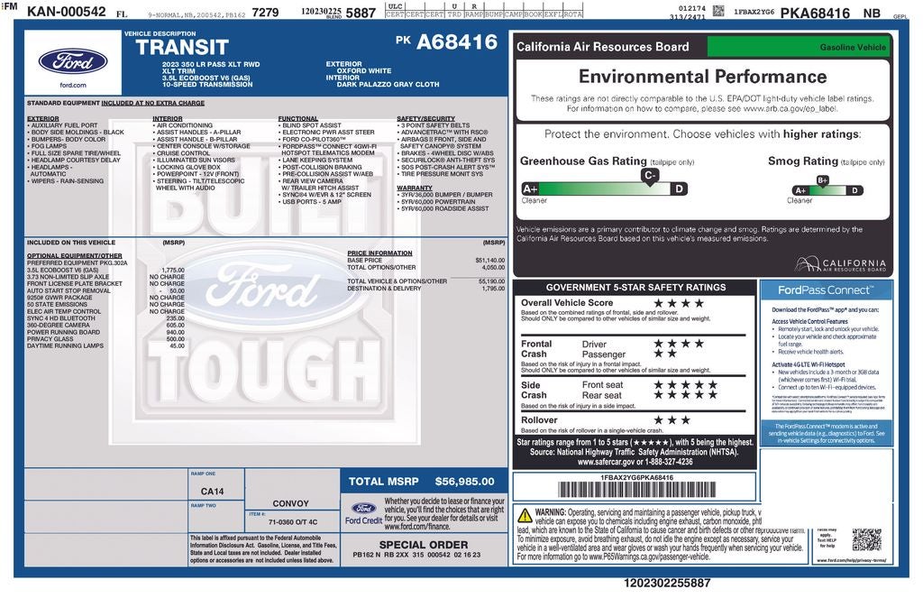 2023 Ford Transit-350 XLT