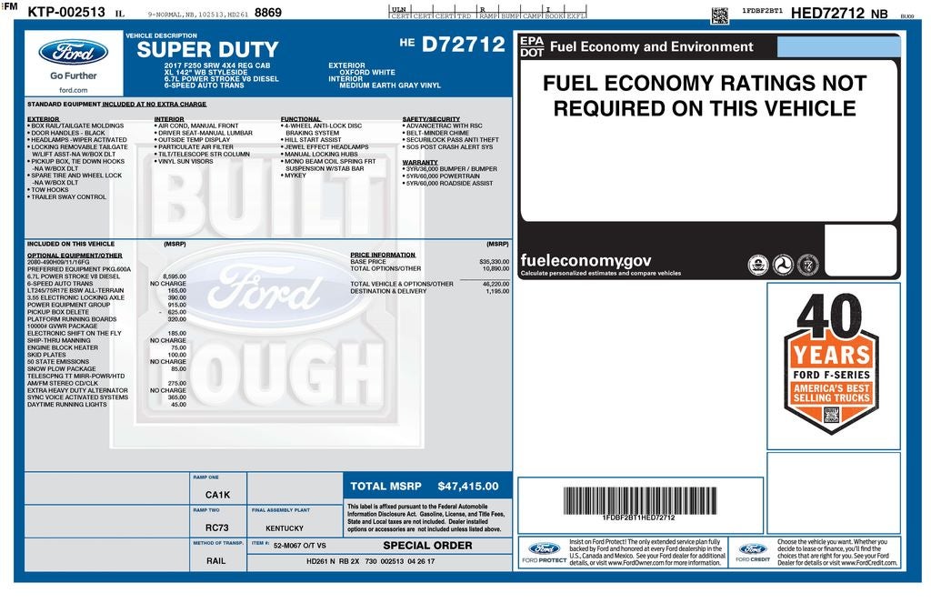 2017 Ford F-250SD XL