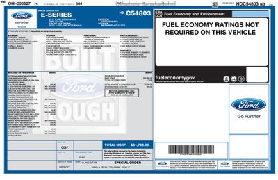 2017 Ford E-350SD Base Cutaway