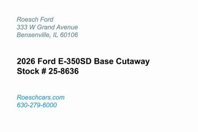 2026 Ford E-350SD Base Cutaway